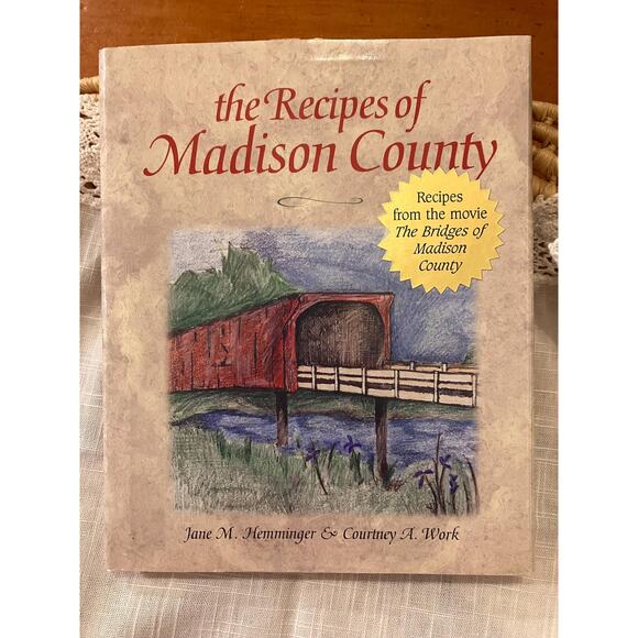 Recipes of Madison County Cookbook: 1995 First Edition, Movie Tie-In - Picture 1 of 9
